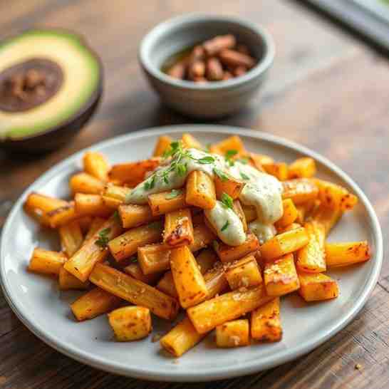 Easy Nutritious Meals - Roasted Yuca with Garlic Mojo